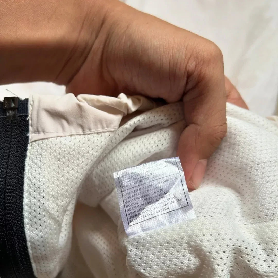 Nike White Swoosh Windbreaker