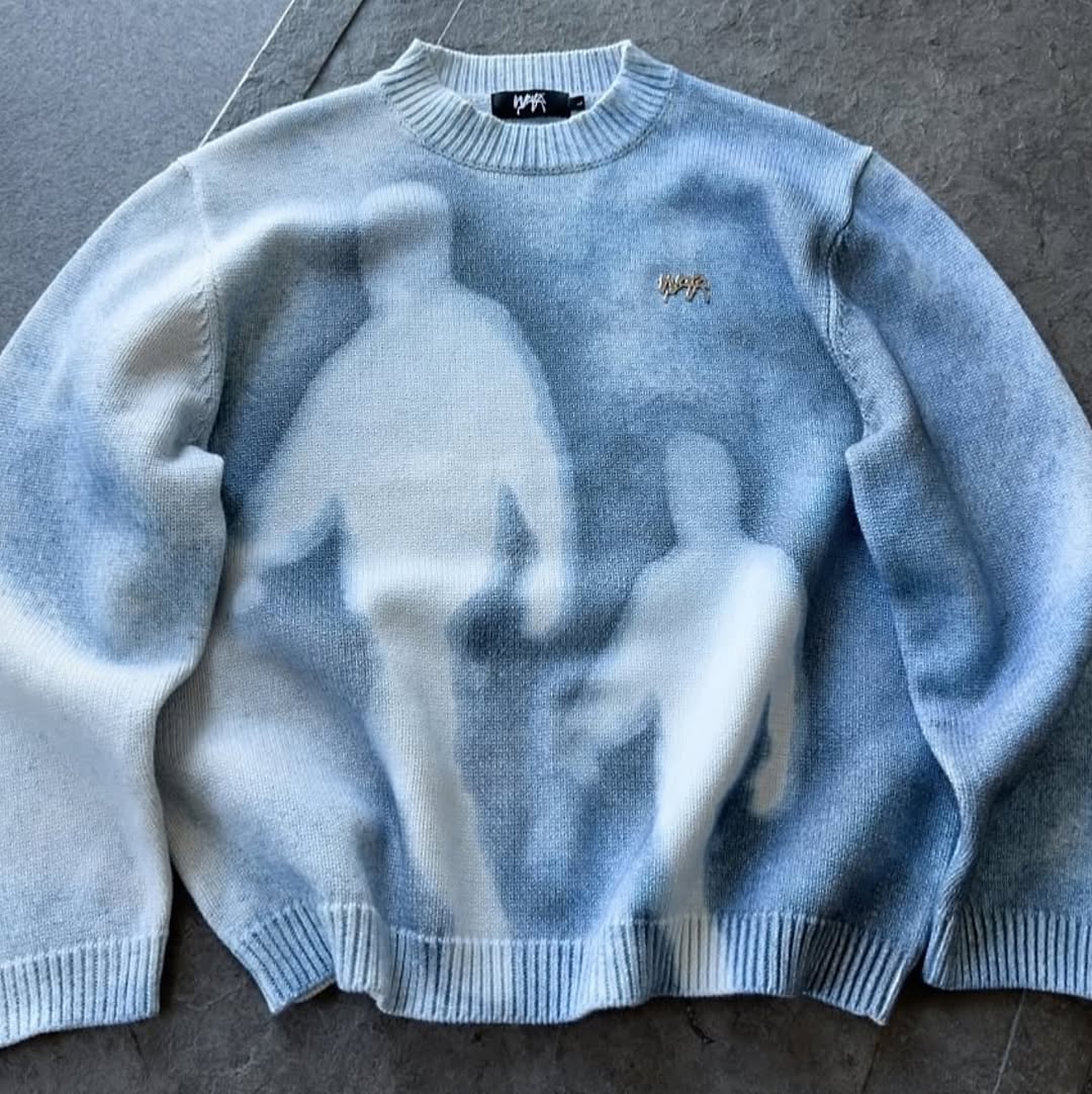 Anime Portrait Knit Sweater