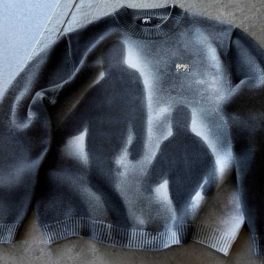 Anime Portrait Knit Sweater