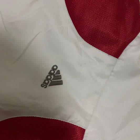 Adidas Vintage White & Red Track Jacket