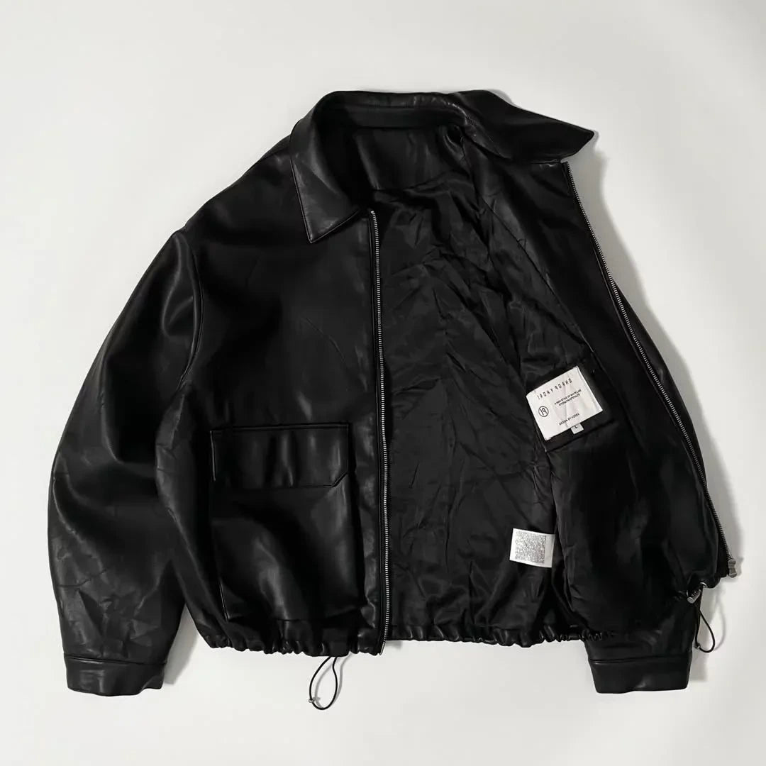 Regular Fit Leather Jacket