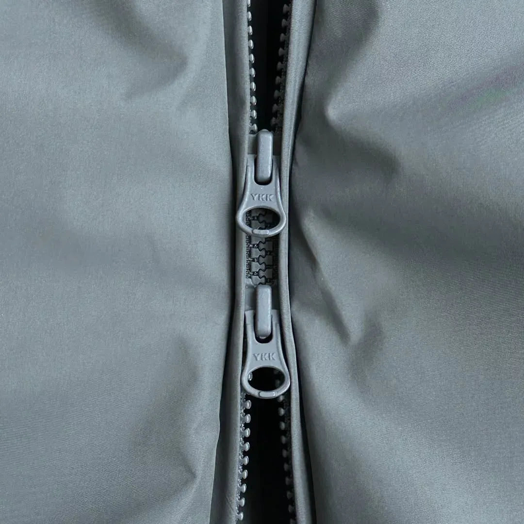 Relaxed Fit Slate Grey Puffer Jacket