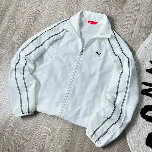 Puma White Track Jacket